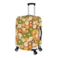 thumbnail image 2 of HELLHERO Polyester Spandex Luggage Protective Cover for Travel Anti Dust Anti Scuff Washable, Vintage Retro Floral Print, 2 of 7