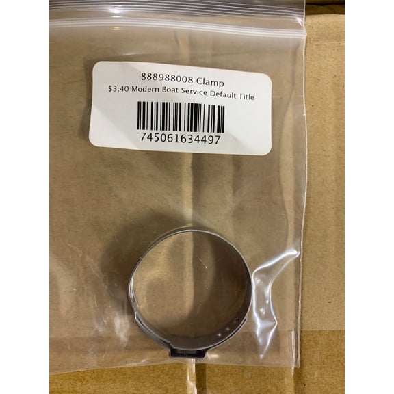 888988008 Mercury Marine Outboard Clamp per one clamp 34.6/G3