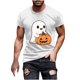 thumbnail image 2 of Blusas y camisas de manga corta y cuello redondo para hombre. Blusas/camisetas de manga corta con cuello redondo y estampado de Halloween para hombre. Blusa para hombre., 2 of 5