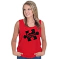 thumbnail image 4 of Different Not Less Autism Puzzle Plus Size Graphic Tank Top Brisco Brands 3X, 4 of 5