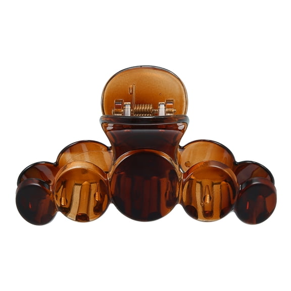 Unique Bargains Claw Clip Hair Accessories No Slip Grip Plastic Brown for Women Girls Hair Clip 3.94" Brown