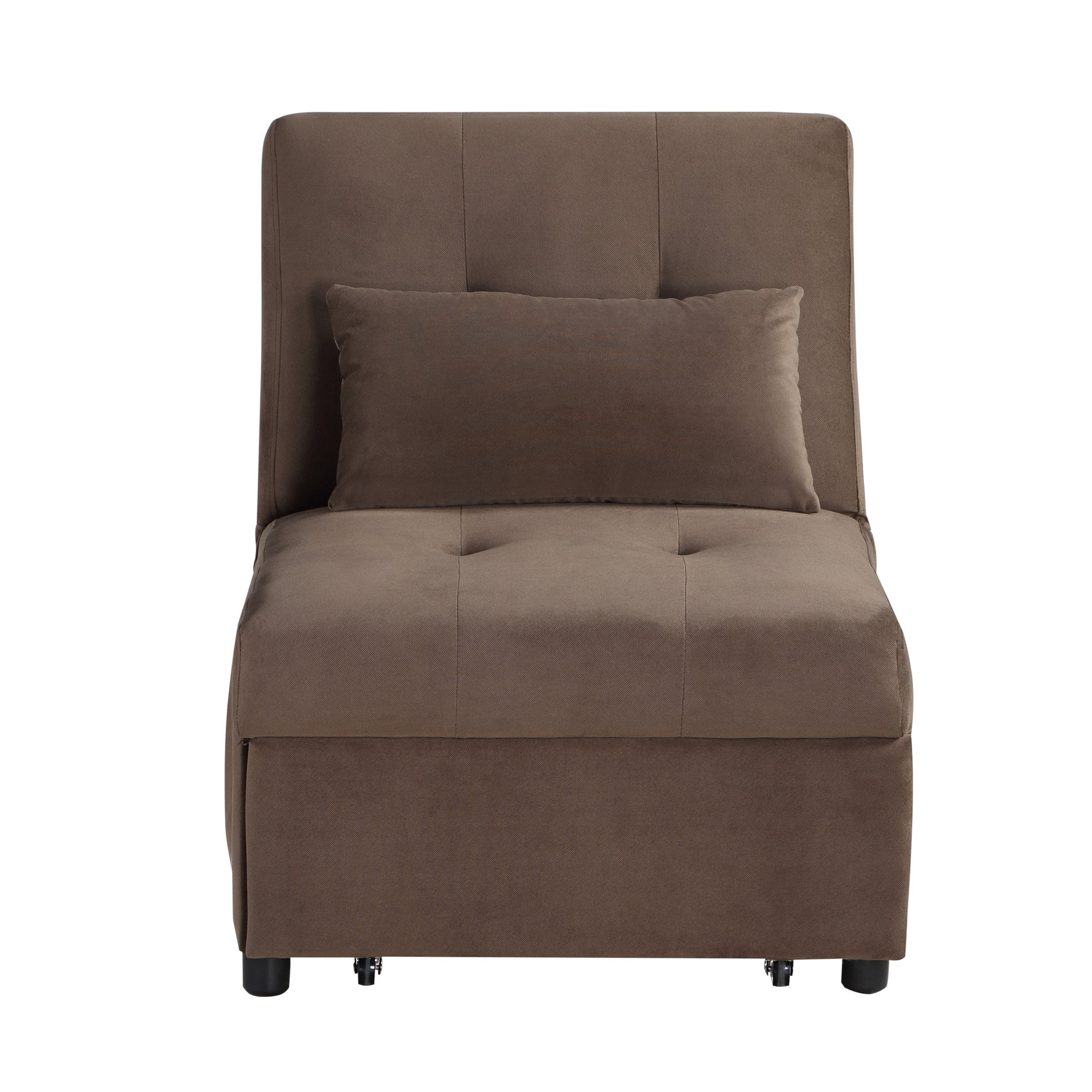 OakvillePark Kotey 4-in-1 Convertible Futon Chair, Brown