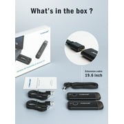 Lemorele Wireless HDMI Transmitter and Receiver, 1080P 164FT Wireless Transmission Kit, Screen Sharing Device for Computer, Camera, Switch, Xbox, Steam