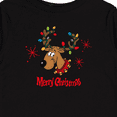 thumbnail image 4 of Inktastic Merry Christmas Reindeer Boys or Girls Long Sleeve Toddler T-Shirt, 4 of 5