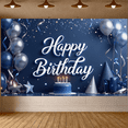thumbnail image 6 of Decorative Design Happy Birthday Banner Balloon Decoration Birthday Party Cake Decoration Celebration Banner for Kids Party Indoor Decoration Photo Shoot, 6 of 8