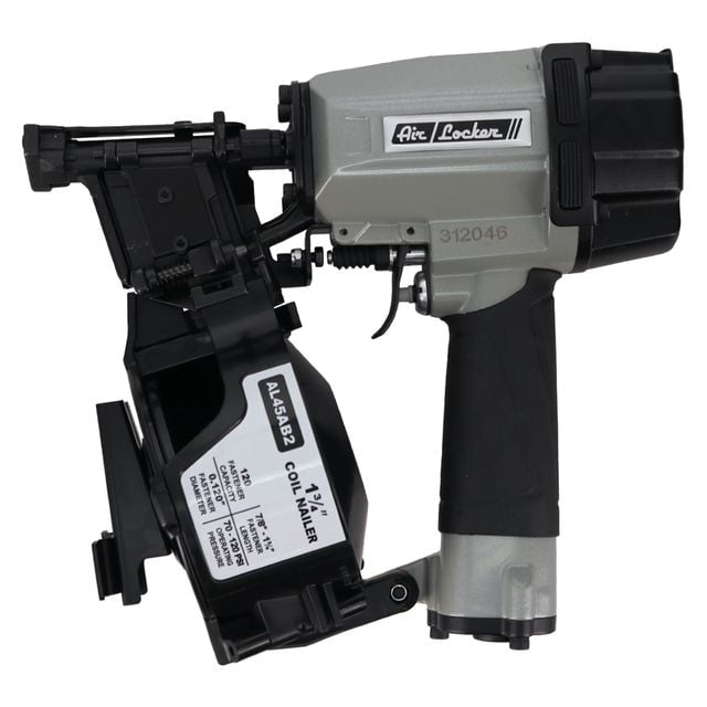 Superior Parts AL45AB2 AirLocker Pro 1-3/4in Coil Roofing Nailer (2-Pack)