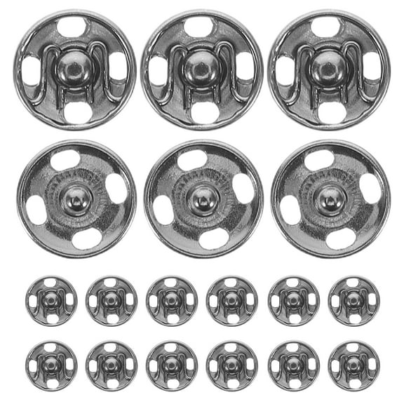 100pcs Snap Buttons Metal Snaps Buttons For Crafting Kit Sewing Accessories For Jeans Fabric Baby Clothing Diy Craft Clothing Fasteners