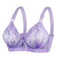 thumbnail image 2 of Summer Savings Clearance 2025! TAGOLD Womens Plus Size Bra Clearance,Summer Casual Bras for Womens,Woman's Solid Color Comfortable Hollow Out Perspective Bra Underwear No Rims, 2 of 3