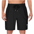 thumbnail image 2 of Fiudx Pantalone Cortos para Hombre, Transpirables, Informales, con Cintura Elástica, para Senderismo y Viajes, para Un Estilo de Vida Activo y con Tejido Suave., 2 of 6