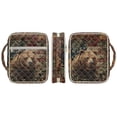 thumbnail image 6 of FOR U DESIGNS Bear Leaf American Flag Pattern Bible Cover Case Quilted Bible Carrying Case Washable Bible Organizer Cases Carrying Organizer Bag for Bible Study/Daily Use,, 6 of 7