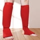 thumbnail image 4 of Mujer, Espinilleras, Protectores de Ropa, Protección de Entrenamiento Lavable Almohadillas para Piernas Elásticas Elásticas Casuales para Muay Thai rojo shamjiam Espinilleras para empeine, 4 of 5