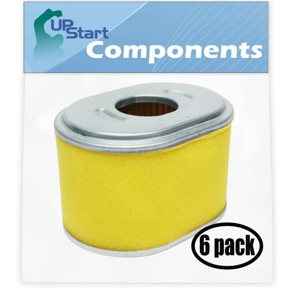 6-Pack Replacement for Honda GX160K1 (Type QXC)(VIN# GC02-2000001-8669999) Small Engine Air Filter - Compatible with Honda 17210-ZE1 Filter