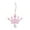 Pink, variant on Sparkling Christmas Metal Crown Ornaments, Rhinestone-Embellished Tree Hanging Decor, Elegant Festive Ornaments for Christmas Trees, Adds Royal Charm to & Indoor Decor, 1pcs