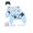 Blue, variant on Silicone Protective Soft Shell for Switch 2 Pro Controller, Shock-Absorbing Anti-Drop Cover with Stickers and Thumb Grips,Blue
