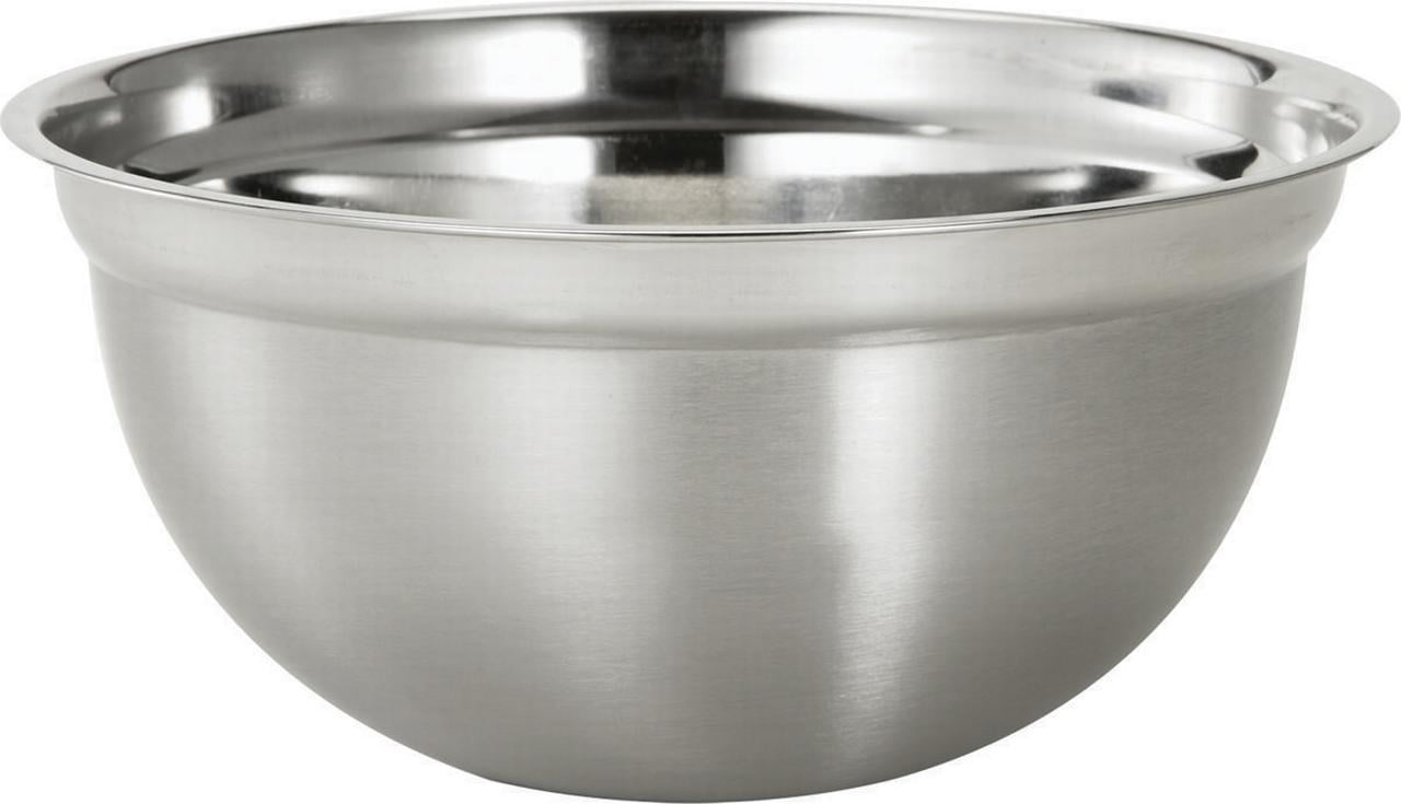 LA Cuisine Stainless Steel Deep Mixing Bowl 1 pcs 24cm Black Non Skid Base 