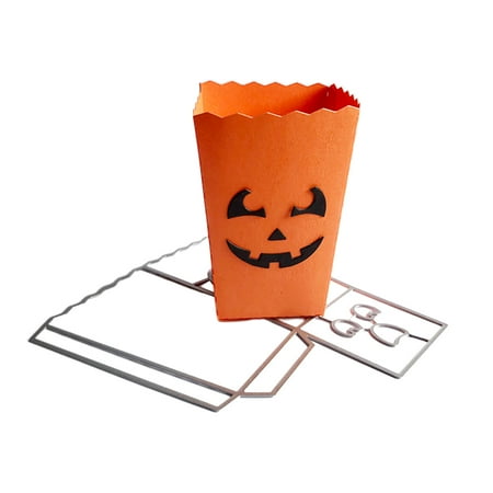 

HOTYA Halloween Popcorn Box Cutting Dies Handmade Crafts Children Kids Girls Boys