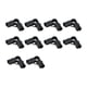 thumbnail image 1 of 10 conectores de tubo resistentes, profesionales, negros, diámetro de 25 mm Estilo A de 3 vías, 1 of 9
