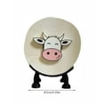 thumbnail image 3 of Cow Toilet Roll Holder - Funny Toilet Paper Holder Free Standing Bathroom Set - 3D Printed Black Cow Loo Roll Holder - Hilarious Tissue Paper Roll Storage - Cute Bathroom Decor - 1PCS, 3 of 8
