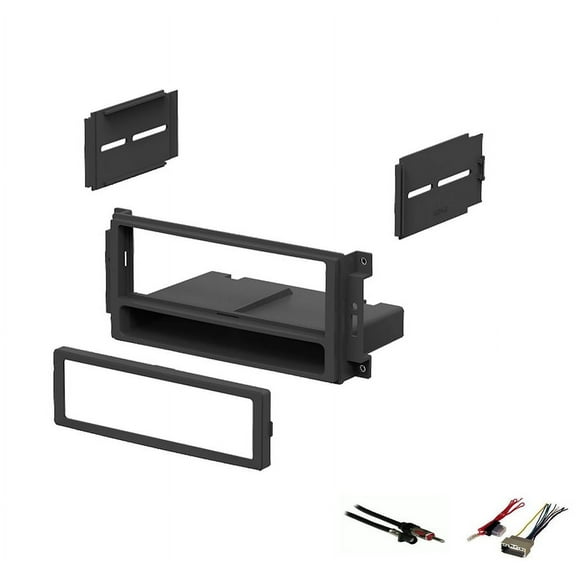 2007 2008 2009 2010 2011 Dodge Nitro Dash Kit for Single Din Stereo Installation Wiring Harness Antenna Adapter