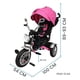 thumbnail image 4 of Triciclo para Niños The Baby Shop  para bebés, evolutivo Luz y Sonido Rosa - 8 en 1, 4 of 9