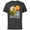 Charcoal, variant on Star Wars C-3PO and R2-D2 Tatooine Droid Besties - Short Sleeve Cotton T-Shirt for Adults - Customized-Black