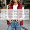 thumbnail image 5 of Annhoo Womens Lightweight Puffer Vest Zip up Sleeveless Quilted Vest Outerwear with Pocket for Layering Waistcoat, 5 of 7