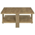 thumbnail image 4 of Dawn Square Engineered Wood Coffee Table Mango Brown, 4 of 6