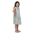 thumbnail image 4 of Kensie Girl Printed Mesh Ruffle Sleeveless Dress, Sizes 4-16, 4 of 5