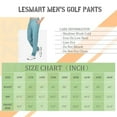 thumbnail image 7 of Men's Golf Tapered Pants Plaid Stretch Relaxed Fit Lightweight Flat Front Pant, 7 of 7