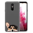 thumbnail image 1 of FINCIBO Soft TPU Clear Case Cover for LG Stylo 5 Q720 6.2" 2019, Tricolor Pembroke Welsh Corgi Dog, 1 of 3