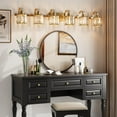 thumbnail image 2 of Danolapsi Crystal Gold Bathroom Vanity Light 3 Light Modern Bathroom Vanity Light Fixtures Over Mirror Modern Crystal Vanity Lighting, 2 of 8