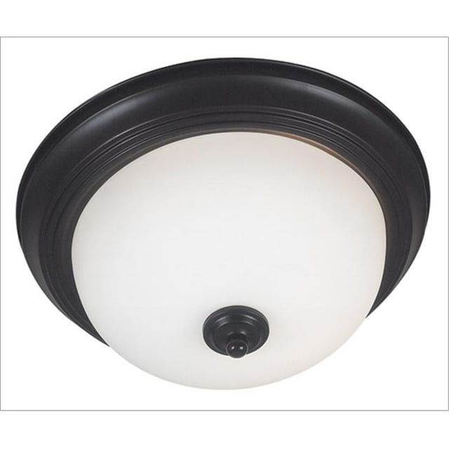 Kenroy Home 80367ORB Triomphe 2 Léger Petit Flush - Finition Bronze Frotté à l'Huile