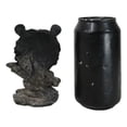 thumbnail image 6 of Western Rustic Wildlife Forest Black Bear Bust Figurine with Rocky Steppes Stand, 6 of 9