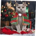 thumbnail image 4 of CTIRCHIU Pet Striped Cape Pet Cloak Cloth Chic Costumes for Cats 1Pcs, 4 of 5