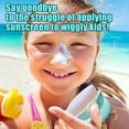 thumbnail image 7 of ACDANC 2026 New Sunscreen Applicator for Kids, Sunblock Brush Set, Sun Lotion Applicator Sun Brush, Body Makeup Brush, for Sun Protection, Outdoor Activities, Beach Trips, Daily Use, Kids' Skincare, 7 of 7