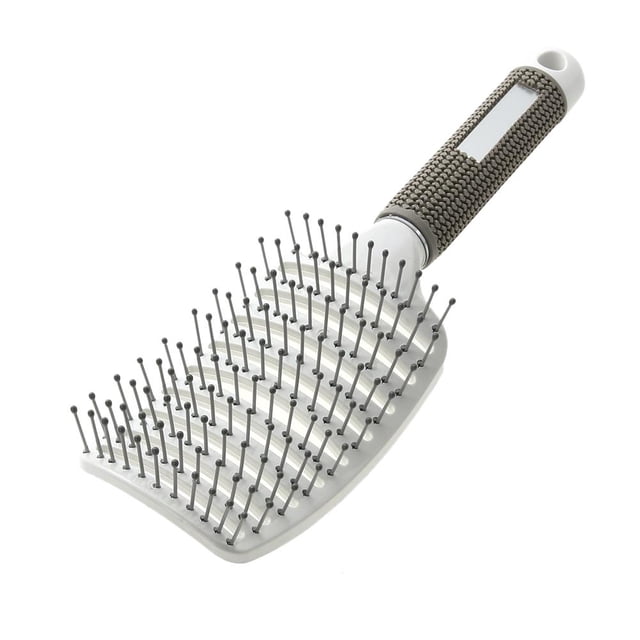 Peine De Costillas Pro Ribs Comb Peines antiestáticos para el cuidado del cabello Herramienta duradera para el salón del hogar (Blanco) Likrtyny Libre de BPA