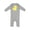 AC-Heather Grey, variant on Yellow Baby Duck Baby Romper Coveralls