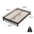 thumbnail image 6 of LIFEMENT Full Signature Wood Platform Bed Frame Black, Noise-Free, Under Bed Storage, No Box Spring Needed, Easy Assembly, 6 of 9