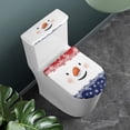 thumbnail image 2 of HELLHERO Snowflakes Elastic Bottom Toilet Seat Lid Cover with Elastic Edge, 2 of 8