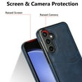 thumbnail image 6 of Allytech Wallet Case for Samsung Galaxy S23 FE - 2 Card Holder - Military Grade Drop Protection - Ultra Slim & Protective - Premium PU Leather Shockproof Phone Case for Women & Men - Blue, 6 of 7