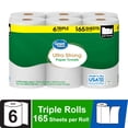 thumbnail image 2 of Great Value Ultra Strong Paper Towels, 6 Triple Rolls, 2 of 9