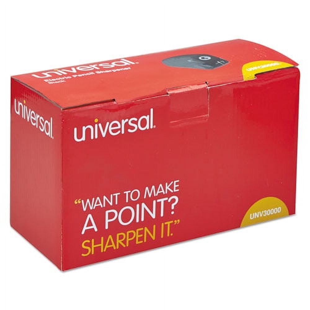Electric Pencil Sharpener, Ac-Powered, 3.13 X 5.75 X 4, Black | Bundle of 2 Each