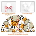 thumbnail image 6 of Kll 36" Christmas Tree Skirt Giraffes Head ,Cartoon Giraffes Xmas Tree Skirts Mat For New Year Xmas Holiday Party Indoor Outdoor Home Decoration, 6 of 9