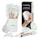 thumbnail image 1 of Juego de Utensilios de Cocina Silicona y Acero Inoxidable, 24 pzas (Blanco/Oro Rosa), 1 of 7