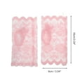 thumbnail image 3 of Unique Bargains 1 Pair Sunblock Fingerless Gloves Half Finger Thin Sun Block Driving Gloves for Women Pink, 3 of 5