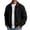 Black, variant on Zip Up Jackets for Men Workwear Casual Outdoor Long Sleeve Coats with Cargo Pockets