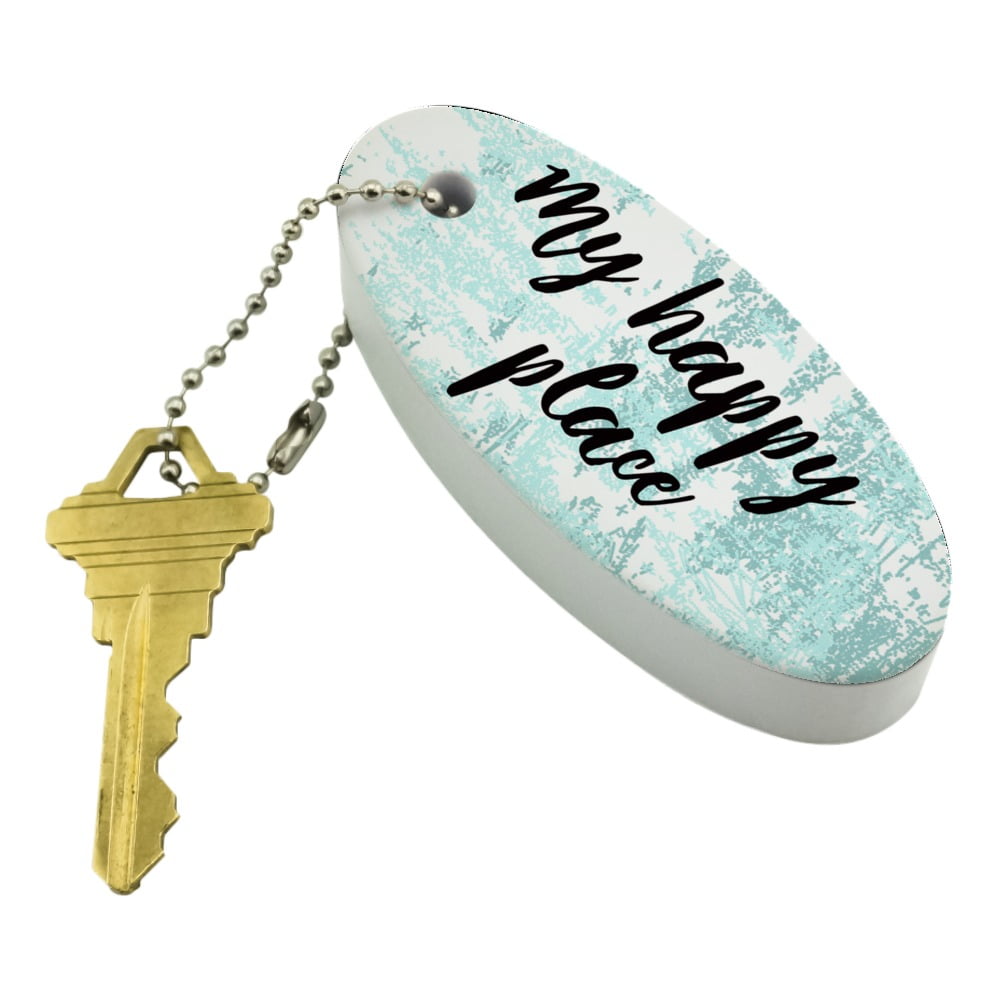Everything Happens For a Reason Stupid Floating Foam Keychain Fishing Boat Buoy 