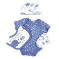 thumbnail image 3 of Set de ropa para la muñeca Reborn Baby Doll Pedolltree Little Elephant, 3 of 7
