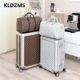 thumbnail image 3 of KLQDZMS-maleta de cabina, caja de embarque de aleación de aluminio y magnesio, cubierta de carrito de gran capacidad, equipaje de negocios de 20 "24" 26 pulgadas, 3 of 4