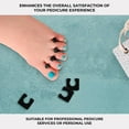 thumbnail image 6 of ForPro Sole Toe Separators - Black Luxurious Foam Separators - Individual Toe Separators for Pedicures – 144-Count, 6 of 7